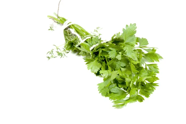 Studio Shot of Traditional Bouquet Garni On White — Stok Foto