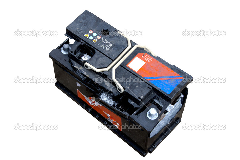 Destroyed Vehicle Battery After Overcharging and Internal Explos