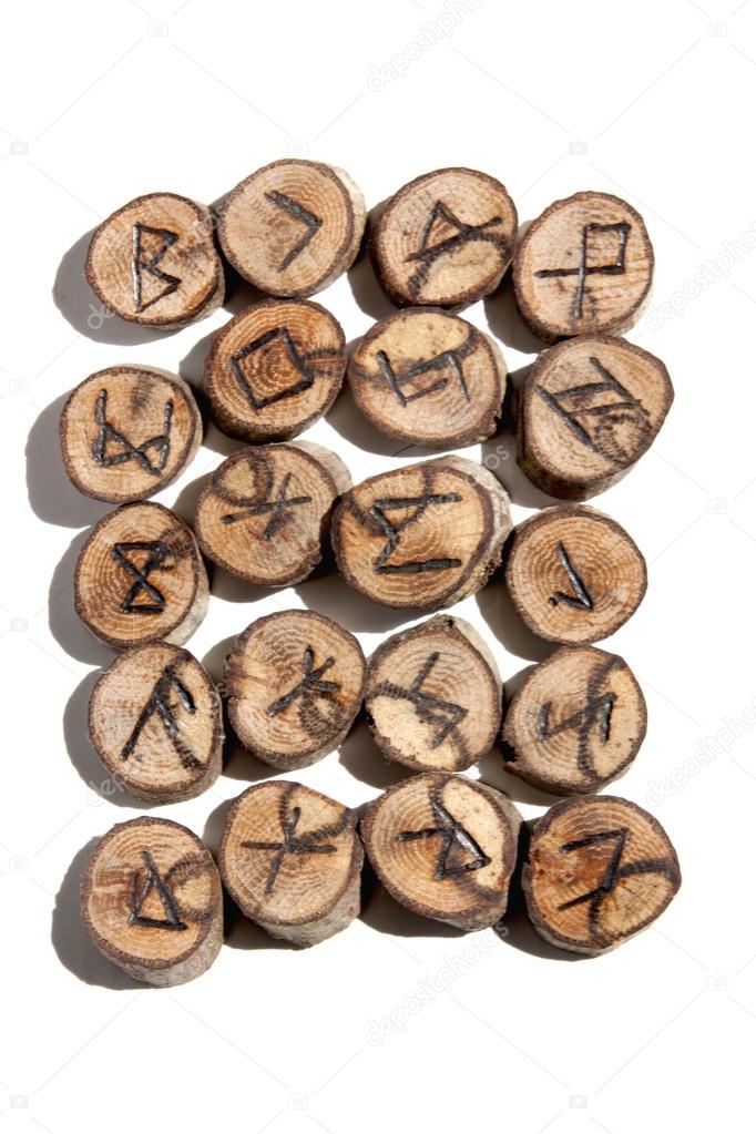 Collection of Ideographic Runes Depicting Celtic Viking Symbols