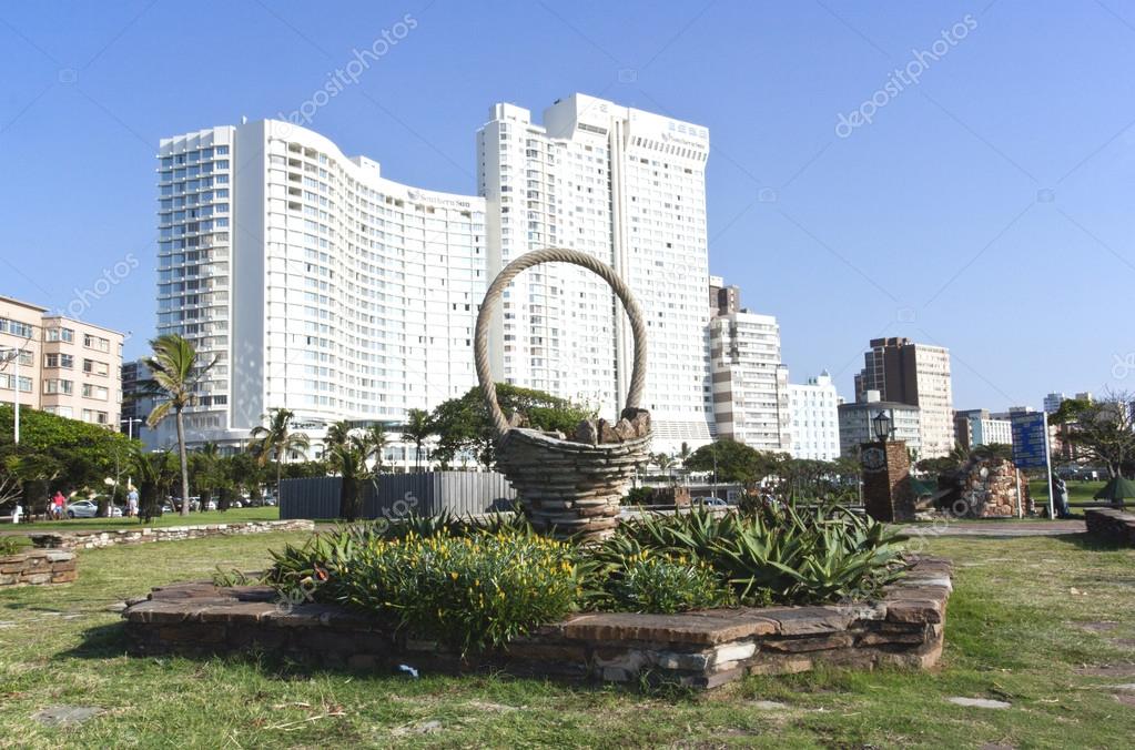 Slasto and Stone Basket in Gardens Outside Durban Hotels