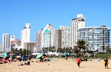 birçok kişi Afrika durban güney sahilde