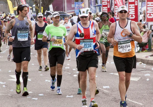 Many Runners Competing in Comrades Ultra Marathon — Stock Photo, Image