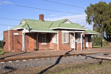 kırsal tren istasyonu Midlands, kwazulu-natal, Güney Afrika