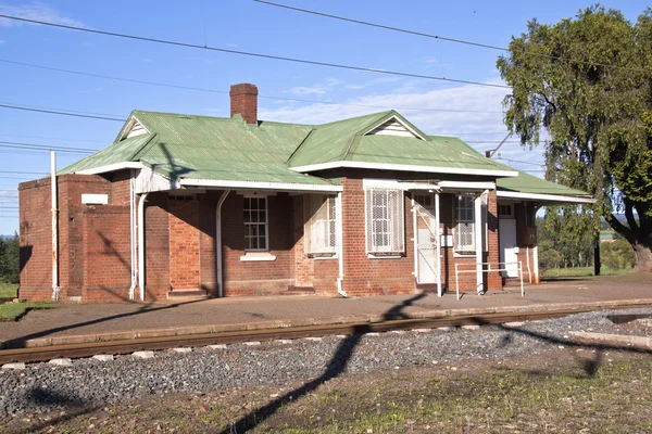 Rural treinstation in de midlands, kwazulu-natal, Zuid-Afrika — Stockfoto