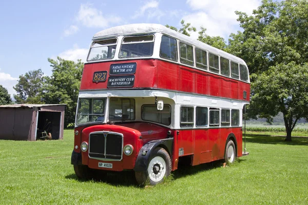 Double Decker Bus at Natal Vintage Tractor and Machinery Club — Stock Photo, Image