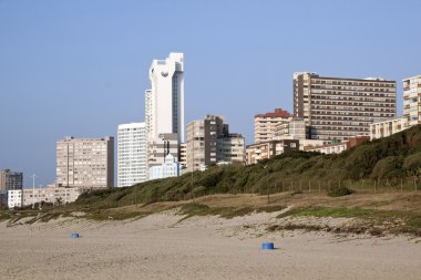 Durban otel ve plaj görülen daireler