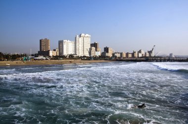 Kuzey beach durban kapalı suda gezinen