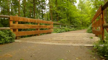 pembe ve siyah spor giyim siyah kırmızı beyaz paten adam ile adam için portre görünümünde hızla blading asfalt yolda Park, çim ve yere bırakır