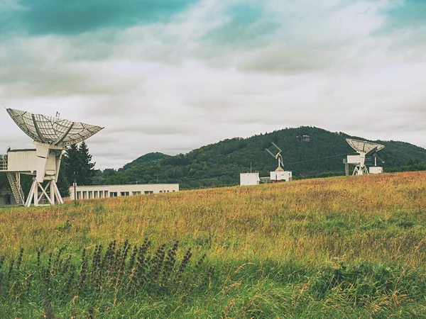 Radioteleskop Arecibo Observatorium Der Nähe Von Prag Tschechien — Stockfoto