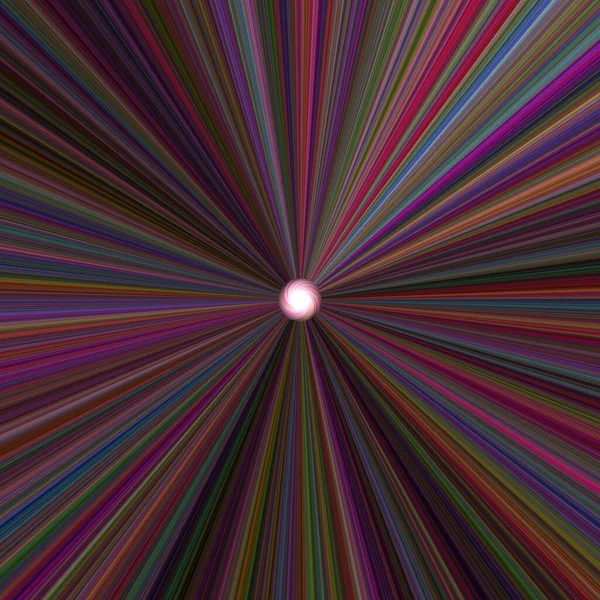 Pokręcone Kolorowe Paski Kolorowe Linie Obrotowe Okrągły Punkt Środkowy — Zdjęcie stockowe