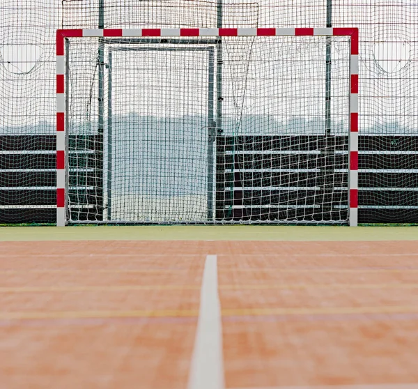 Openbaar Speelveld Voor Voetbal Basketbal Volleybal Handbal Sportveld Voor Spelletjes — Stockfoto