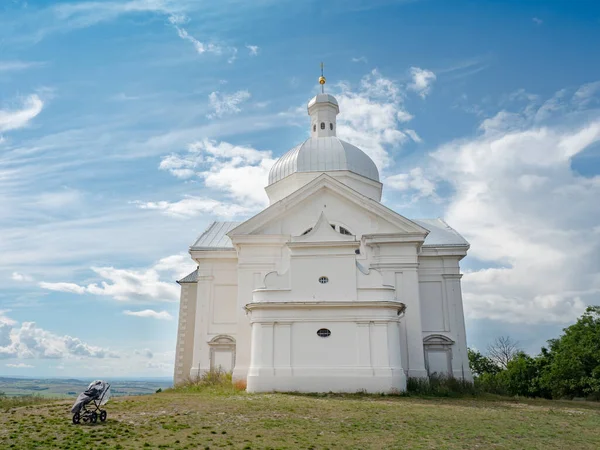 Tanzberg Hill Svaty Kopecek Sebastiano Chapel Mikulov Town Southern Moravia — 图库照片