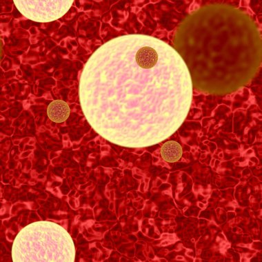 Viruses infect the human blood. Danger vessel virus