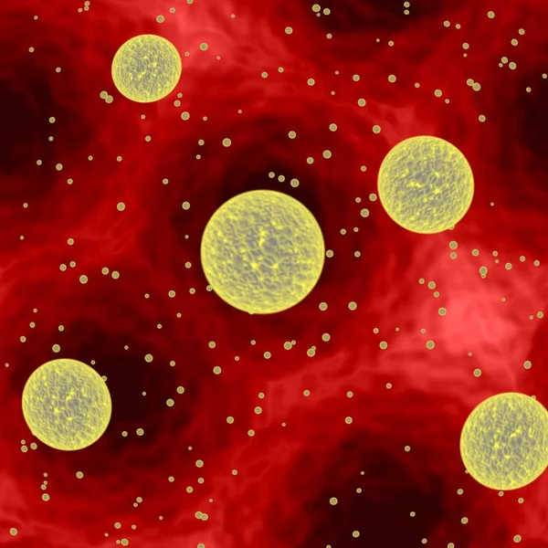 Batteri Infezione Del Sangue Sepsi Batterica Come Illustrazione Medica Che — Foto Stock