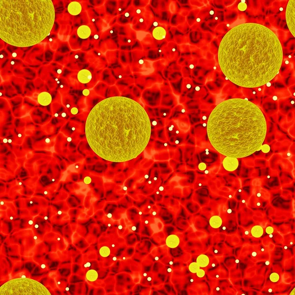 Sangue Infetto Che Scorre Nelle Vene Virus Infettare Corpo Umano — Foto Stock