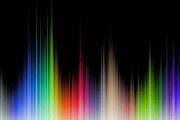 Spectrum Van Gekleurde Lijnen Lijnen Vloeibare Abstracte Golf Regenboog Kleuren Stockfoto
