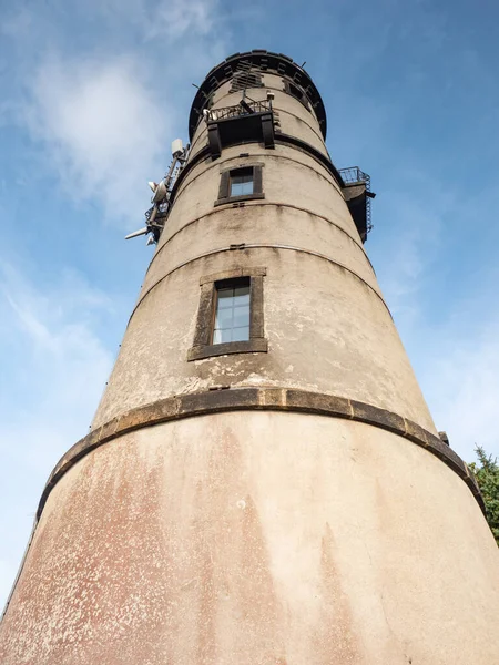 Vecchia Torre Avvistamento Pietra Sulla Cima Settentrionale Del Monte Hochwald — Foto Stock