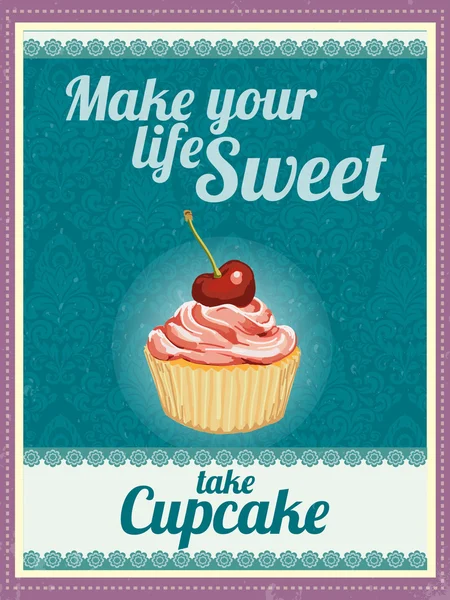 Cupcake vectoriel — Image vectorielle