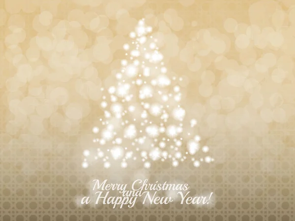 vektör Noel ağacı kartı