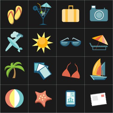 Turizm Icon set