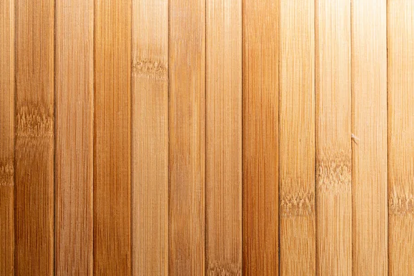 Fundo Feito Vertical Amarelo Bambu Laths Texture Fundo Bambu Marrom — Fotografia de Stock