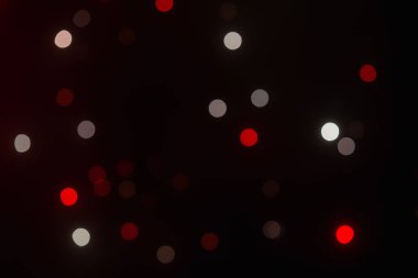 Özet olarak arkaplan için bulanık güzel havai fişekler. Kutlama için renkli havai fişekler. Renkli, koyu arkaplan gösterimi. Kutlama için güzel bir ışık..