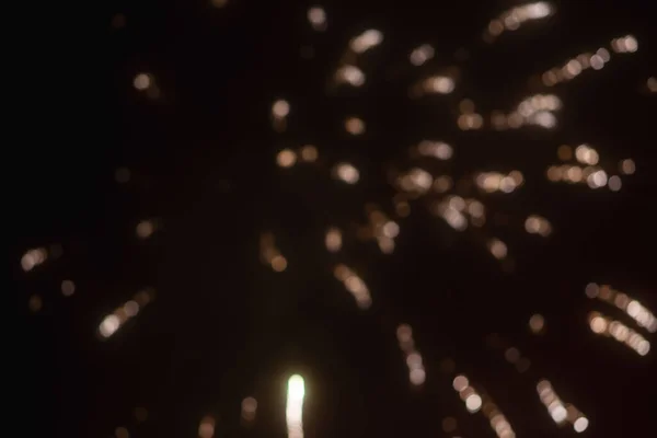 Αφηρημένη Θολή Όμορφο Πυροτέχνημα Για Φόντο Πολύχρωμο Πυροτέχνημα Για Γιορτή — Φωτογραφία Αρχείου