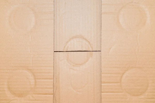 Boş Karton Kutu Arka Plan Açık Kahverengi Karton Kutunun Altı — Stok fotoğraf