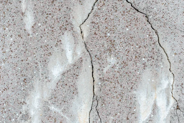 Cracked Concrete Wall Gray Cement Surface Background Cracked Grey Stone — Stock Photo, Image