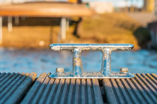 Alte Cliet Von Der Landjacht Auf Einem Hölzernen Zeckenhintergrund Mit — Stockfoto