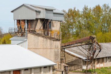 Eski terk edilmiş çelik fabrikası terk edilmiş çelik fabrikası..