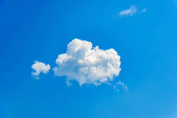 Nuvens Brancas Fofas Céu Azul Background Cloudy Céu Azul Branco — Fotografia de Stock