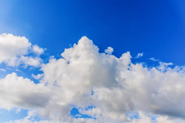 Hemel Wolken Achtergrond Mooie Blauwe Lucht Met Witte Wolk Achtergrond — Stockfoto