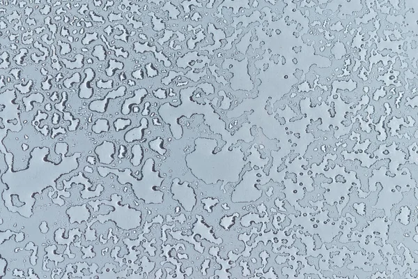 Water Drops Condensate White Background Texture Transparent Glass Backdrop Glass — ストック写真