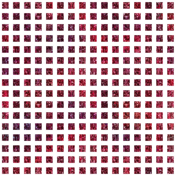 Бесшовный Цифровой Узор Нескольких Квадратов Цветные Геометрические Плитки Пиксельный Стиль — стоковое фото