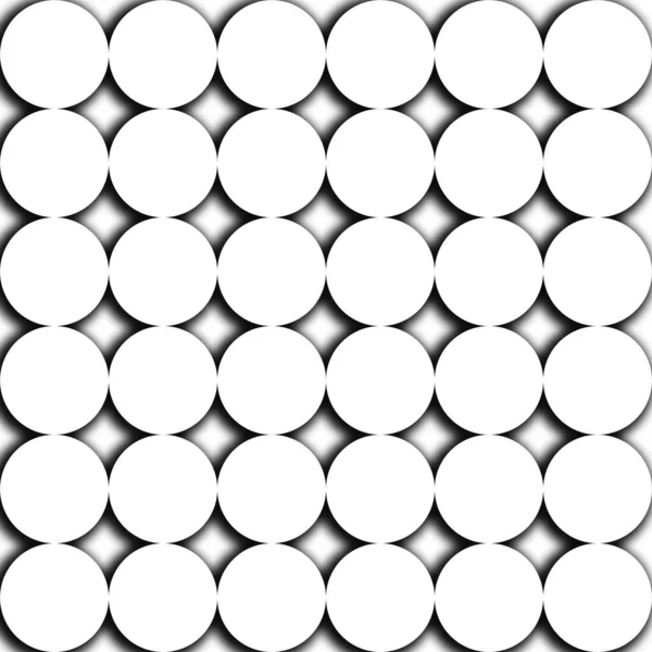 Background Seamless Black White Abstraction Geometric Shapes Circles Shadows Plaster — Fotografia de Stock