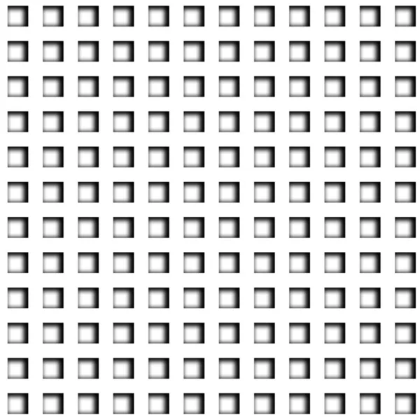 背景はシームレスです 白黒の抽象化 幾何学的な形の正方形 長方形 影のある直線 3次元石膏 スクラップブッキングや生地のためのテクスチャ 紙本著 — ストック写真