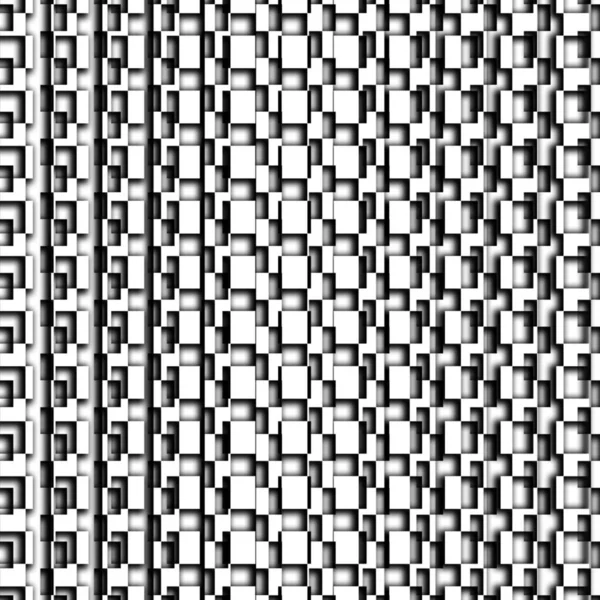 Background Seamless Black White Abstraction Geometric Shapes Squares Rectangles Straight — Fotografia de Stock