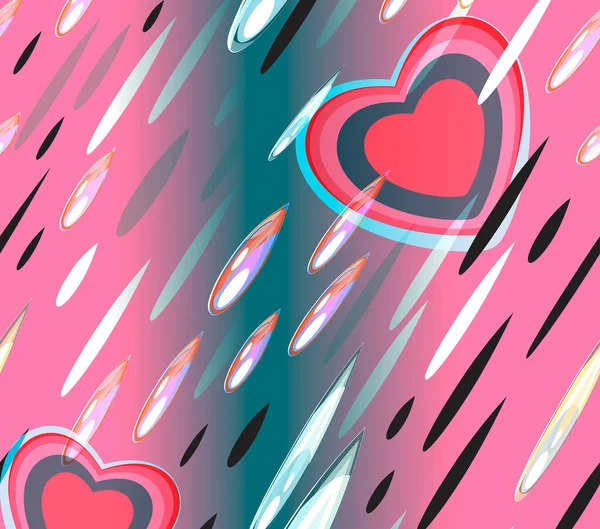 Tumbler Sublimation День Святого Валентина Тема Любові Стосунків Серця Намалюю — стокове фото