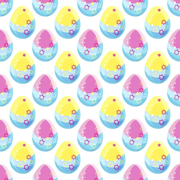 Textura Perfecta Fondos Con Huevos Pascua Para Las Vacaciones Pascua — Vector de stock