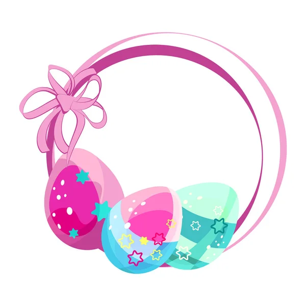 Decoración Pascua Huevos Para Fiesta Consagración Dibujo Digital Colorido Para — Foto de Stock
