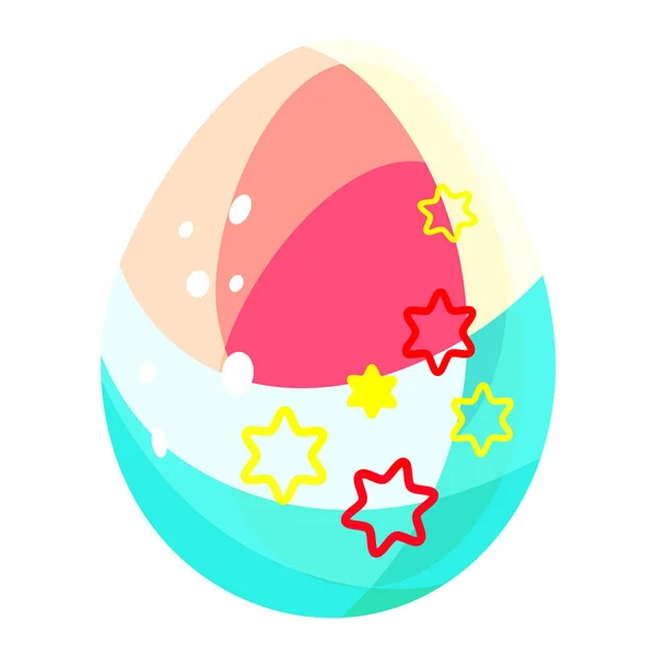 Dibujo Pascua Huevos Pascua Para Fiesta Del Bautismo Cristiano Católico — Foto de Stock