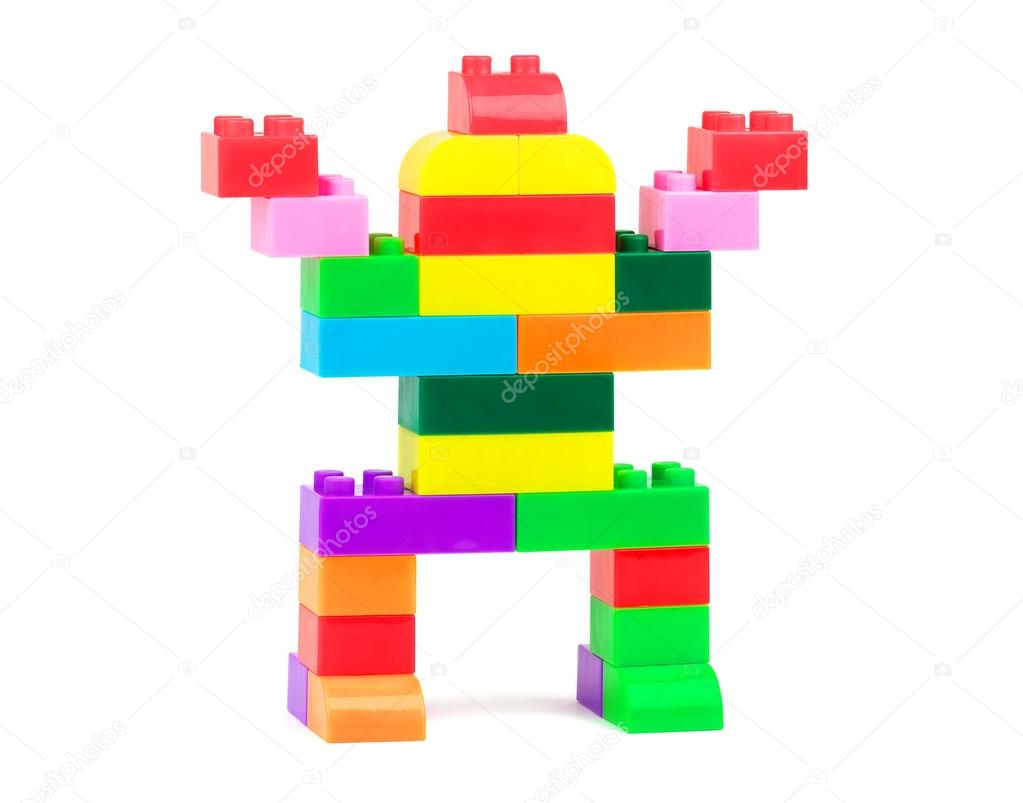 robot block toy