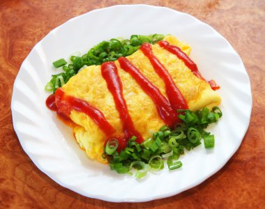 Omurice, omlet pirinç, Japon yemekleri