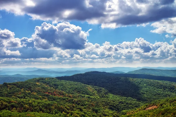 Dağ manzarası. Doğanın bileşimi.