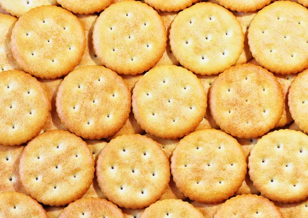 Nahaufnahme von gesunden Crackern. Hintergrund oder Textur — Stockfoto
