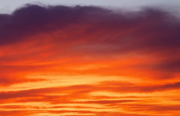 Céu Pôr Sol Laranja Belo Céu Céu Fundo — Fotografia de Stock