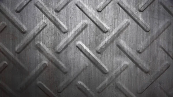 Textured Steel Background Close Aluminum Perforated Texture Vintage Diamond Plate — Stockfoto