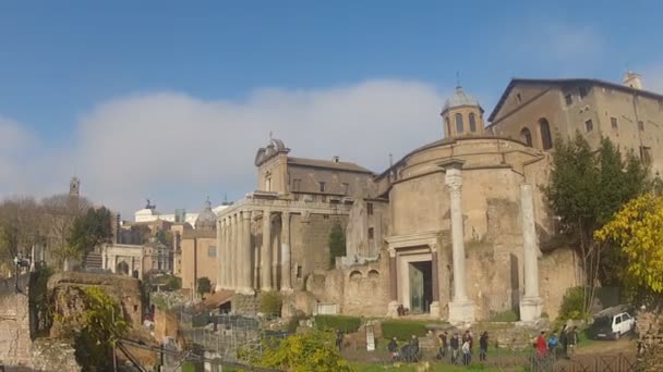 Roma forumu — Stok video