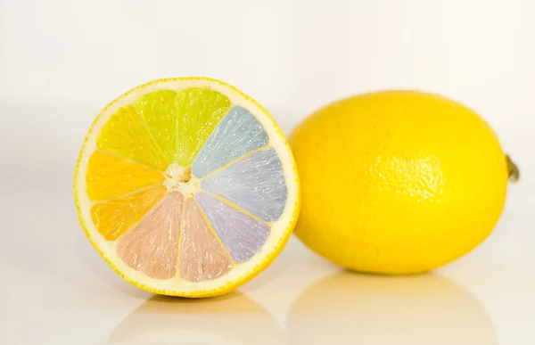 Duha na citron — Stock fotografie
